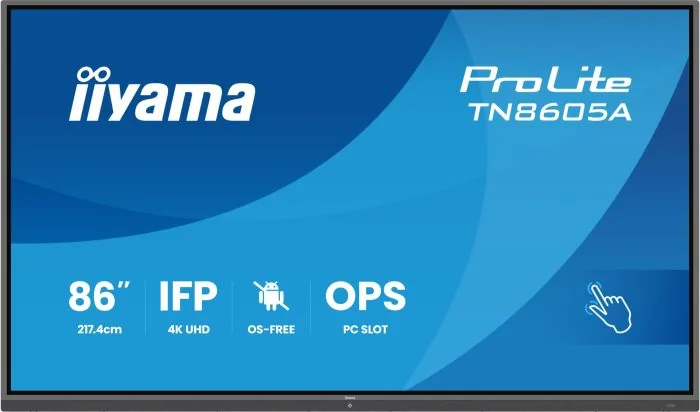iiyama ProLite TN8605A-B1AG 86 inch touchscreen zonder besturingssysteem